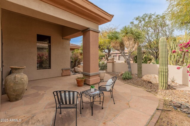 view of patio