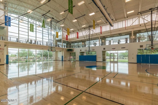 view of basketball court