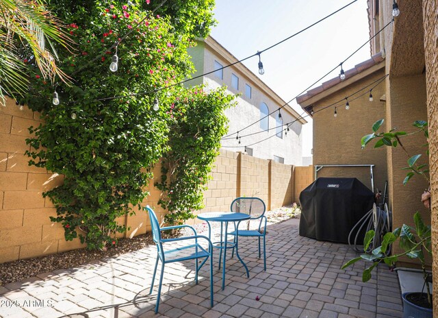 1950 W Park Pl, Chandler, AZ 85224 - view of patio / terrace with a fenced backyard and grilling area