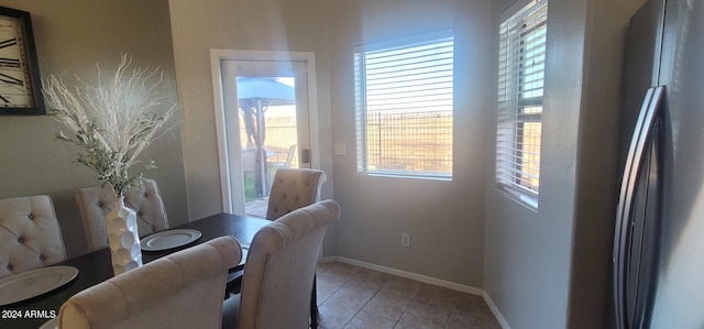 dining room with a wealth of natural light