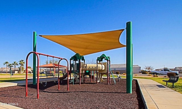 view of play area