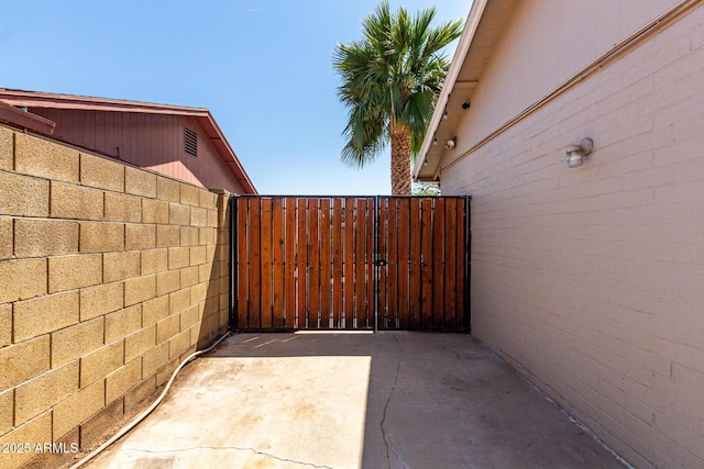 5221 W Garden Dr, Glendale, AZ 85304 - view of patio / terrace with fence and a gate