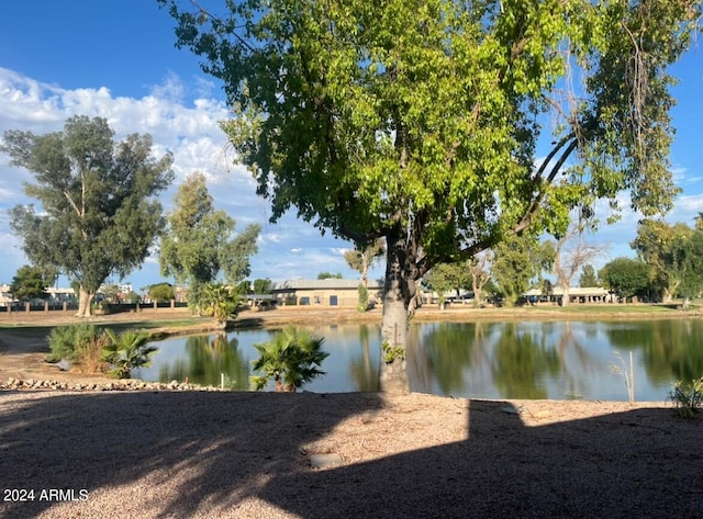 view of water feature