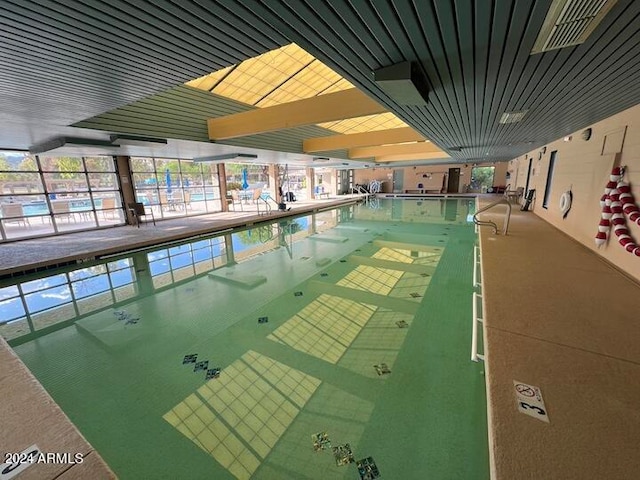 view of pool