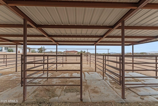 view of stable