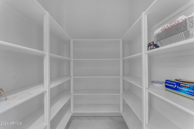 view of pantry