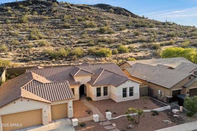 3551 W Hidden Mountain Ln, Anthem, AZ 85086 - aerial view with a mountain view