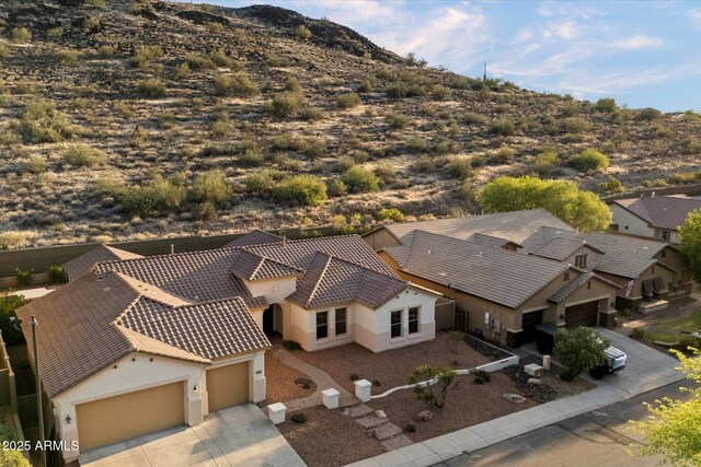 3551 W Hidden Mountain Ln, Anthem, AZ 85086 - bird's eye view with a mountain view