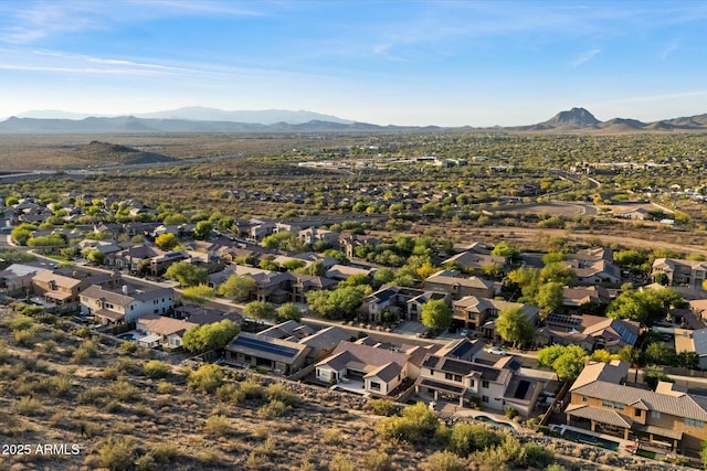 3551 W Hidden Mountain Ln, Anthem, AZ 85086 - bird's eye view featuring a mountain view and a residential view