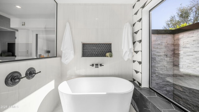 4434 E Camelback Rd Unit 128, Phoenix, AZ 85018 - full bath with a freestanding bath