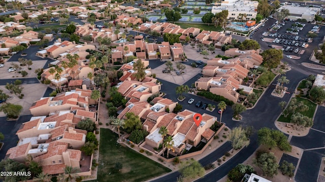 4434 E Camelback Rd Unit 128, Phoenix, AZ 85018 - aerial overview of property's location with nearby suburban area