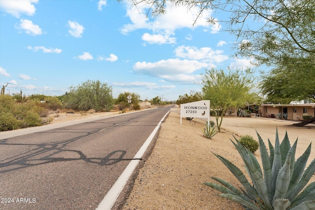 view of road