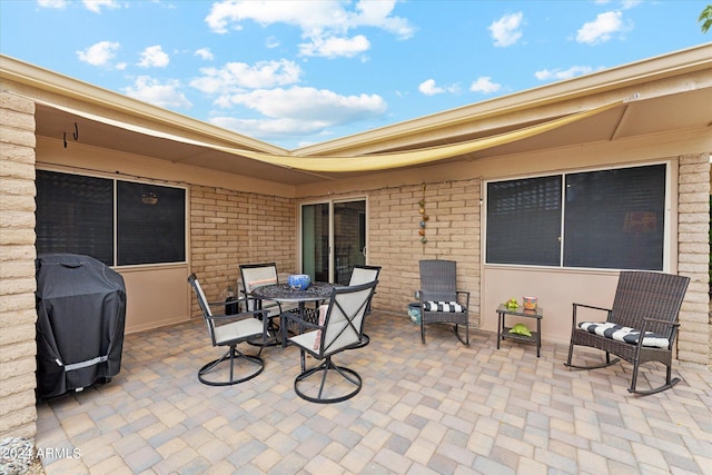 view of patio / terrace with grilling area