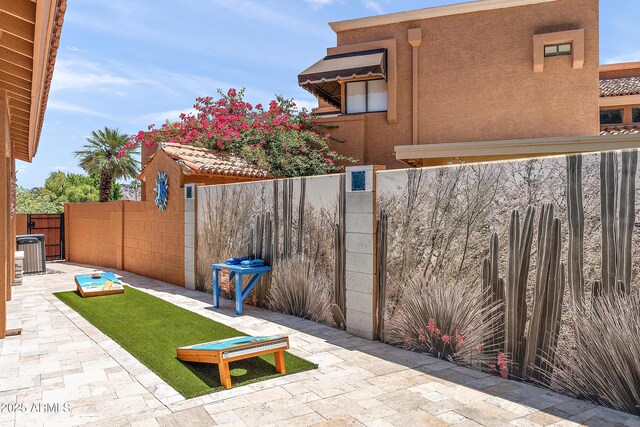 10838 N 10th St, Phoenix, AZ 85020 - view of patio / terrace featuring central AC unit