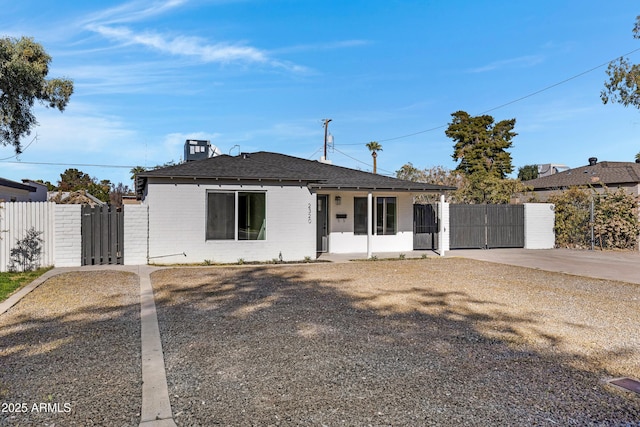 view of front of home featuring covered porch