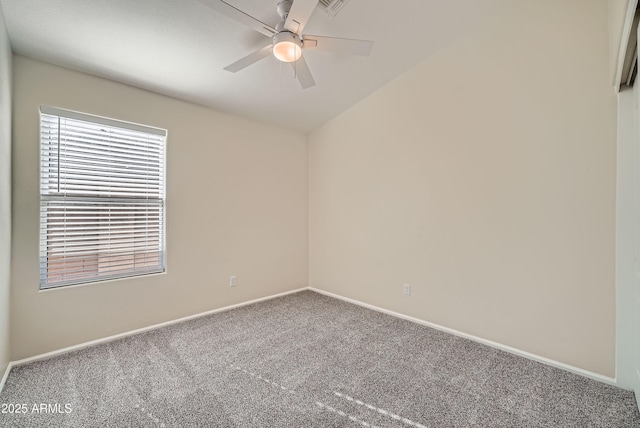 12333 W Marshall Ave, Litchfield Park, AZ 85340 - empty room with carpet floors, baseboards, and ceiling fan