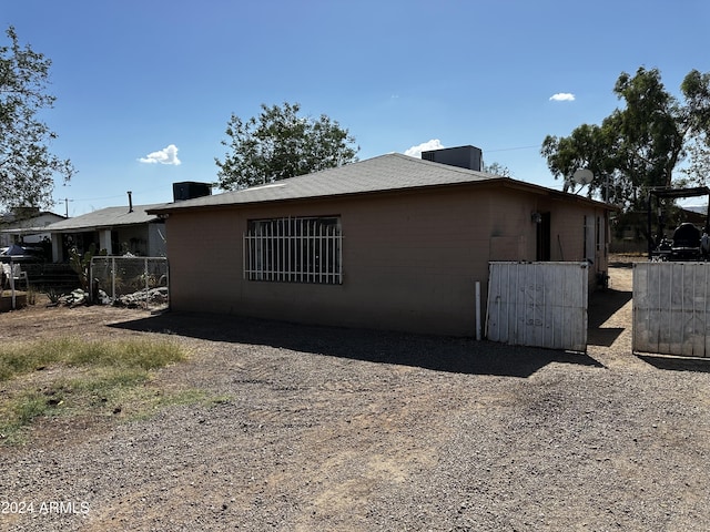 view of side of home