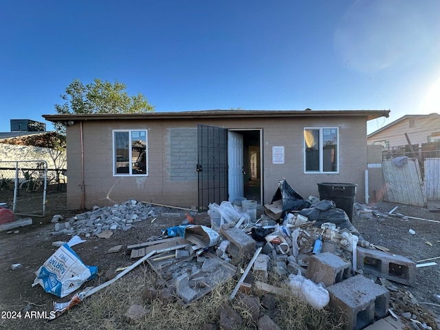 view of back of house