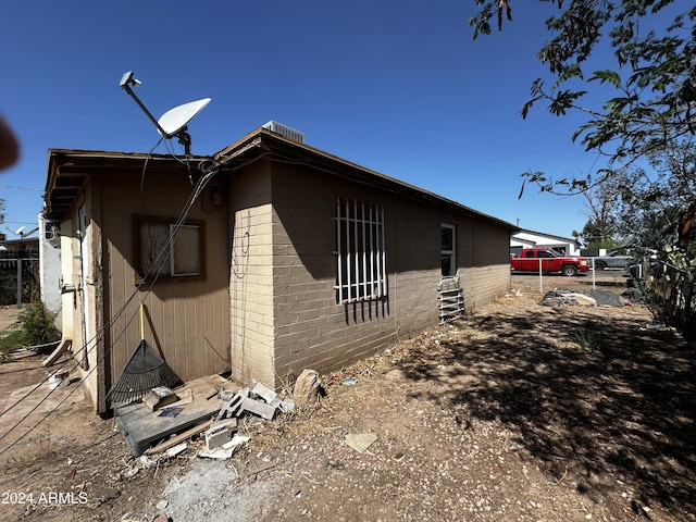 view of side of home