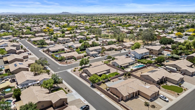 1182 E Canyon Way, Chandler, AZ 85249 - aerial view of residential area featuring a mountainous background