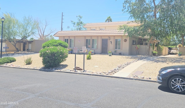 14620 N Yerba Buena Way Unit B, Fountain Hills, AZ 85268 - view of front of property featuring a tiled roof and stucco siding