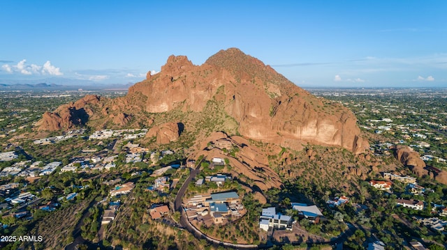 4306 E Flower St, Phoenix, AZ 85018 - birds eye view of property featuring a mountain view