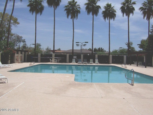 8649 E Royal Palm Rd Unit 213, Scottsdale, AZ 85258 - community pool featuring a patio