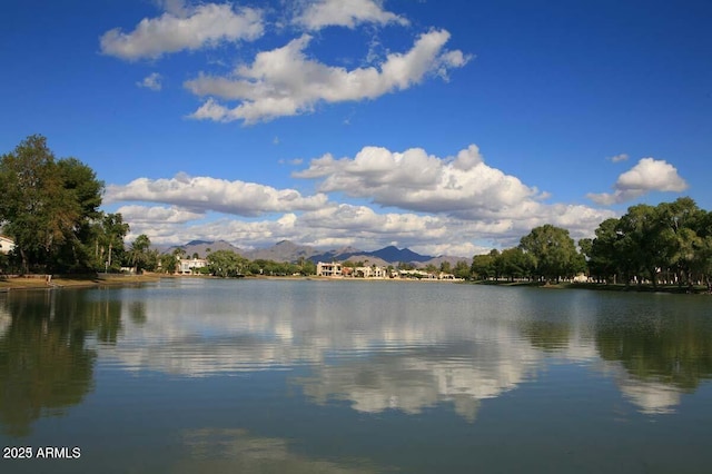 8649 E Royal Palm Rd Unit 213, Scottsdale, AZ 85258 - water view featuring a mountainous background