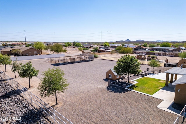 23705 N Chaps Dr, Florence, AZ 85132 - aerial view of residential area with a mountainous background