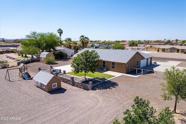 23705 N Chaps Dr, Florence, AZ 85132 - aerial perspective of suburban area