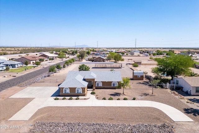 23705 N Chaps Dr, Florence, AZ 85132 - aerial view of residential area featuring a mountain backdrop