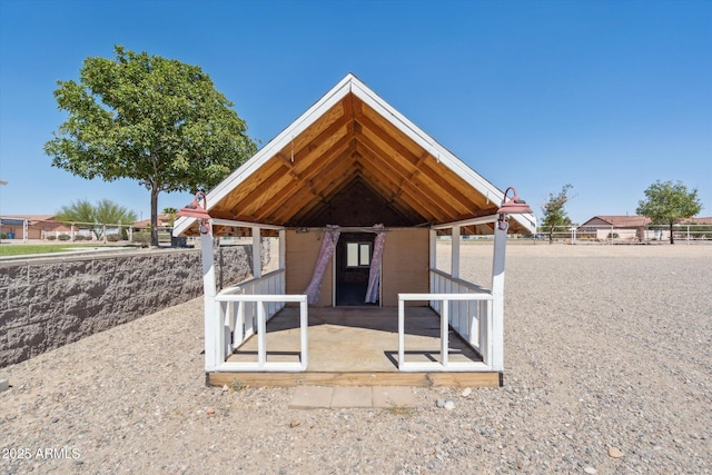 23705 N Chaps Dr, Florence, AZ 85132 - view of outdoor structure with a gazebo