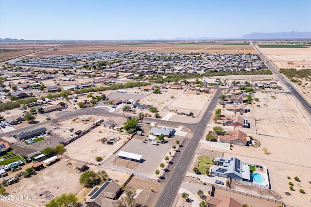 23705 N Chaps Dr, Florence, AZ 85132 - aerial view of property's location with a mountain backdrop