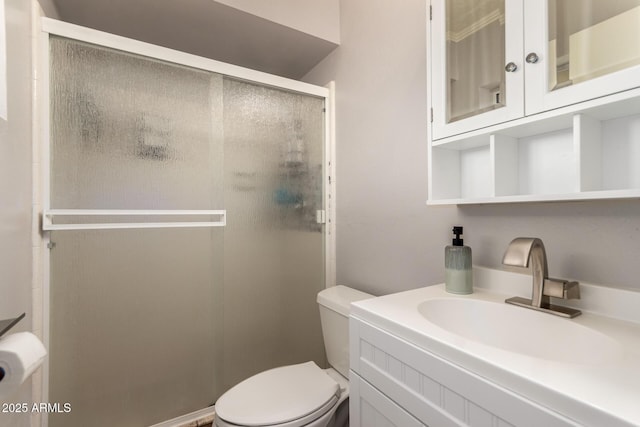 5031 W Grandview Rd, Glendale, AZ 85306 - full bath featuring toilet, a stall shower, and vanity