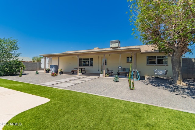 5031 W Grandview Rd, Glendale, AZ 85306 - back of property with a patio and central AC