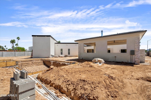 6202 E Larkspur Dr, Scottsdale, AZ 85254 - rear view of house featuring stucco siding