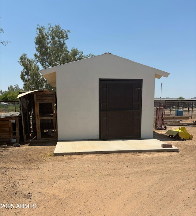 view of outbuilding