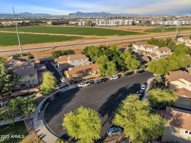 3678 E Yeager Ct, Gilbert, AZ 85295 - birds eye view of property featuring a residential view and a mountain view