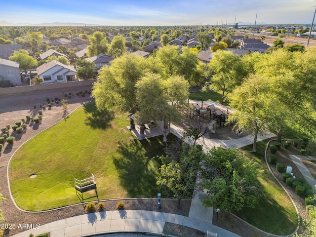 3678 E Yeager Ct, Gilbert, AZ 85295 - birds eye view of property featuring a residential view
