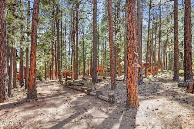 1868 Flicker Dr, Forest Lakes, AZ 85931 - view of yard featuring a forest view