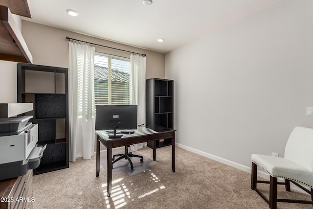 20783 W Pasadena Ave, Buckeye, AZ 85396 - office area with carpet floors and baseboards