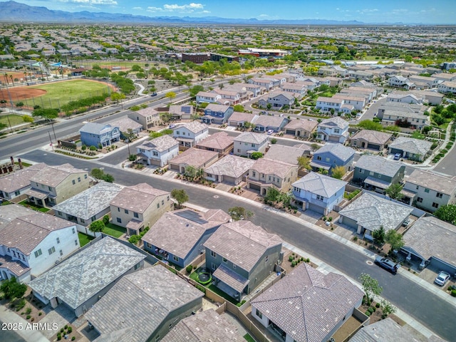 aerial perspective of suburban area