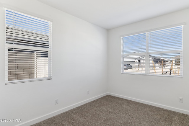 empty room featuring carpet floors