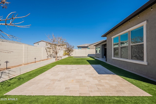 view of patio / terrace featuring a fenced backyard