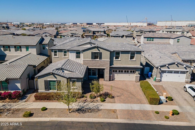 birds eye view of property featuring a residential view