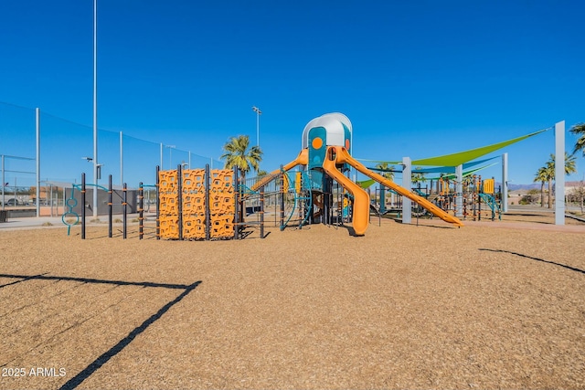 view of communal playground