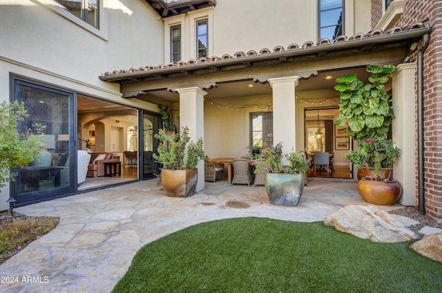 10191 E Diamond Rim Dr Unit 2122, Scottsdale, AZ 85255 - back of property featuring stucco siding and a patio
