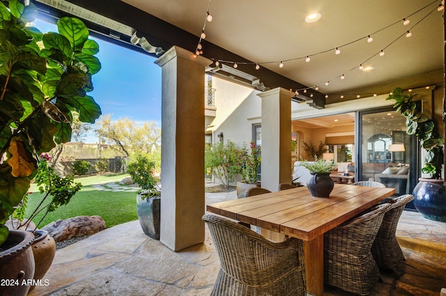 10191 E Diamond Rim Dr Unit 2122, Scottsdale, AZ 85255 - view of patio with outdoor dining space