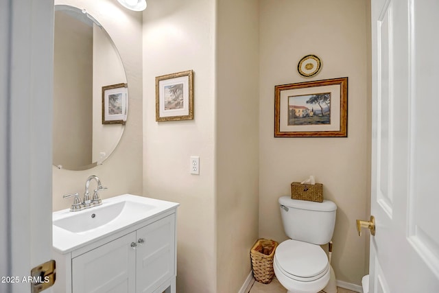 3336 W King Dr, Anthem, AZ 85086 - half bath featuring baseboards, vanity, and toilet