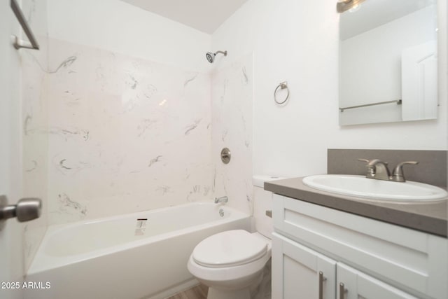 5623 W Myrtle Ave, Glendale, AZ 85301 - bathroom with shower / bathing tub combination, vanity, and toilet
